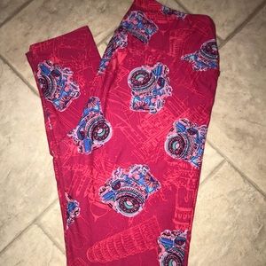 LuLaRoe OS Camera leggings